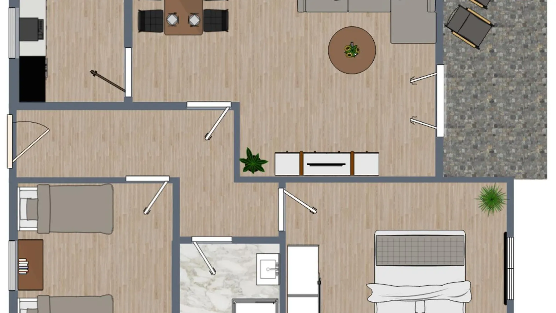 Casa de Férias Ferienhaus Nr 96, Kategorie Komfort Plus, Feriendorf Hochbergle, Allgaeu Karlsebene